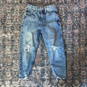 GAP Kids Faded Blue Ripped Jeans
